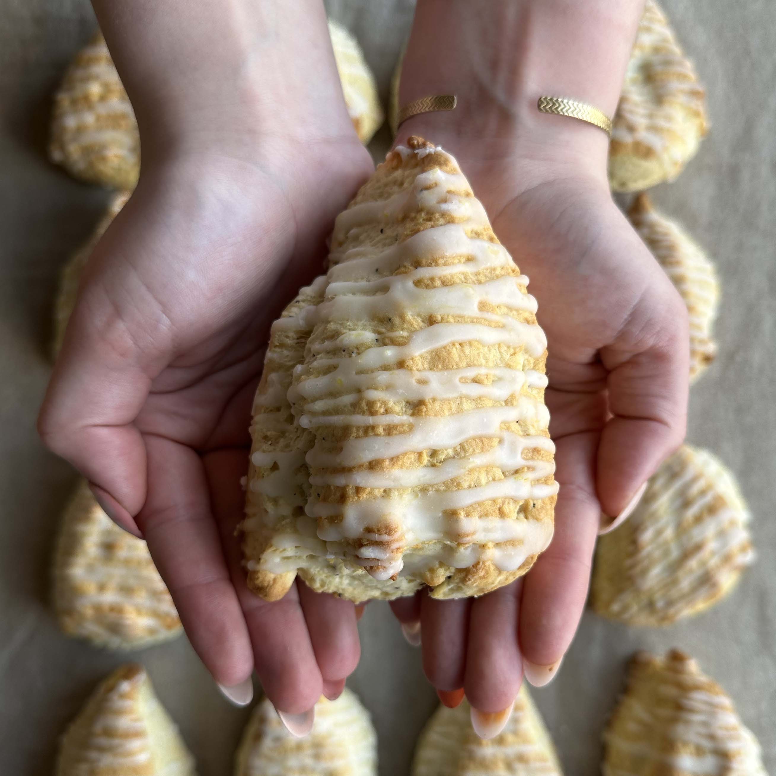 Lemon Poppyseed Scones - Christies Bakery