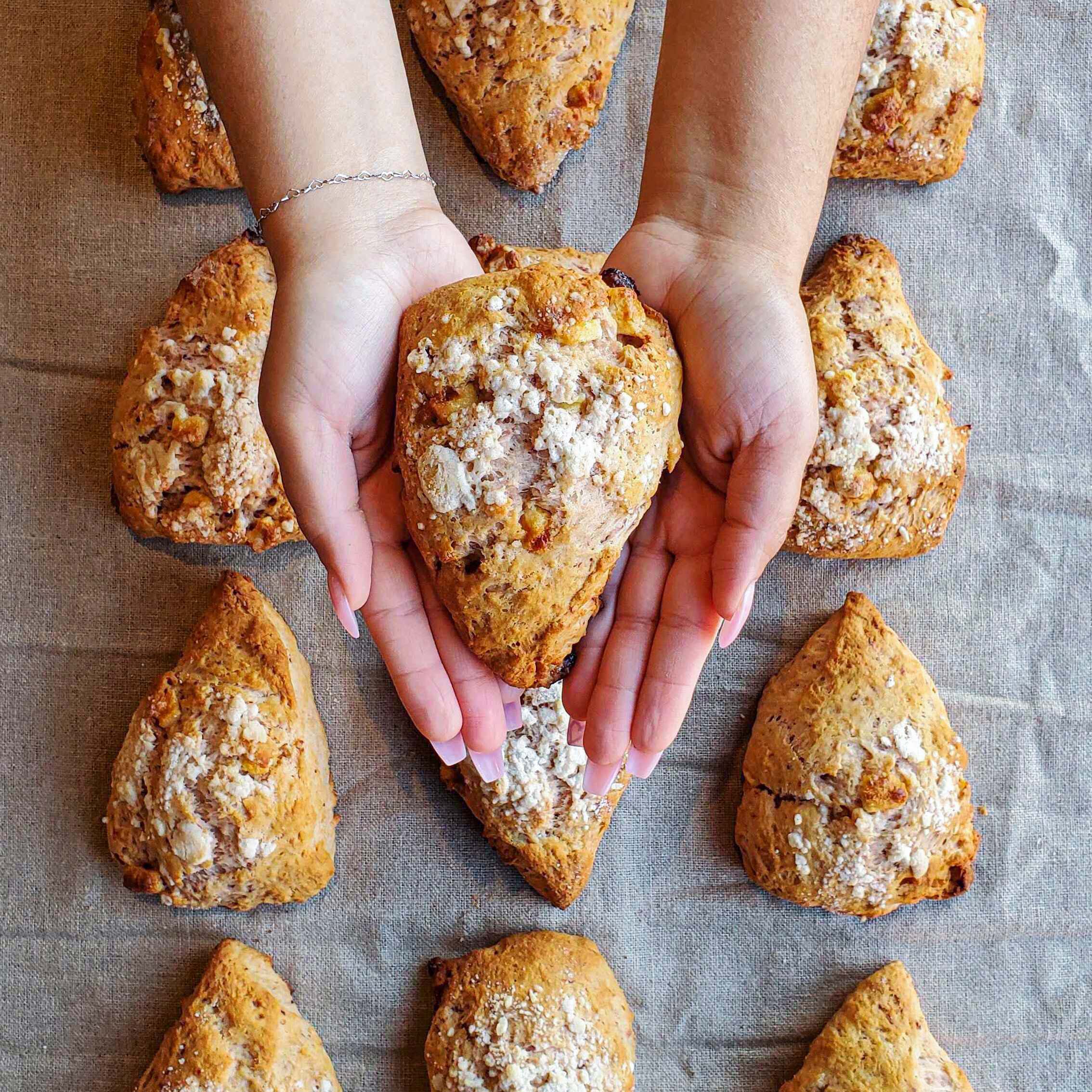 White Chocolate & Apricot Scones - Christies Bakery