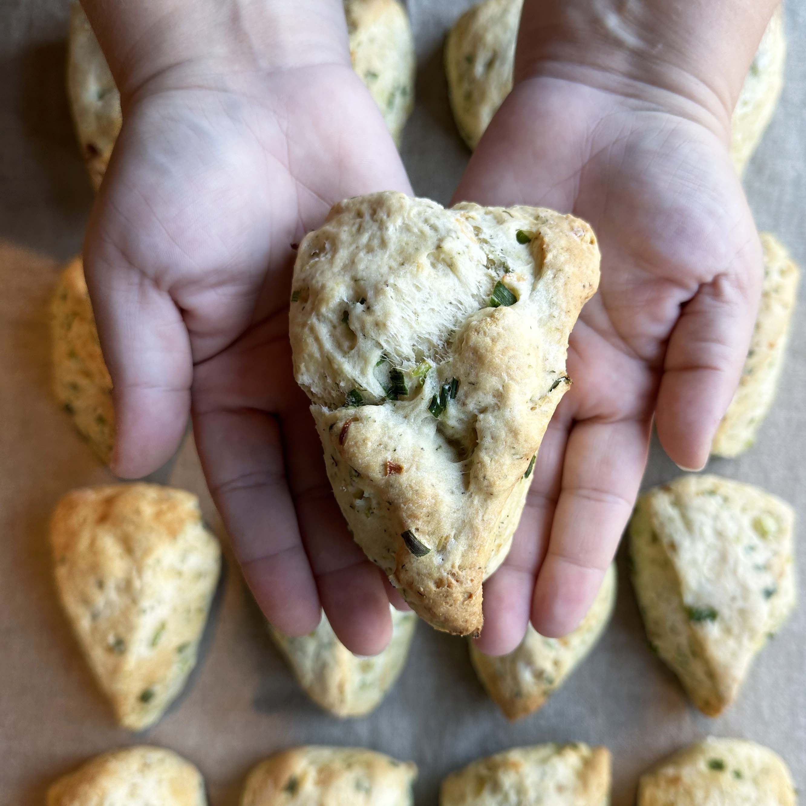 Sour Cream & Onion Scones - Christies Bakery