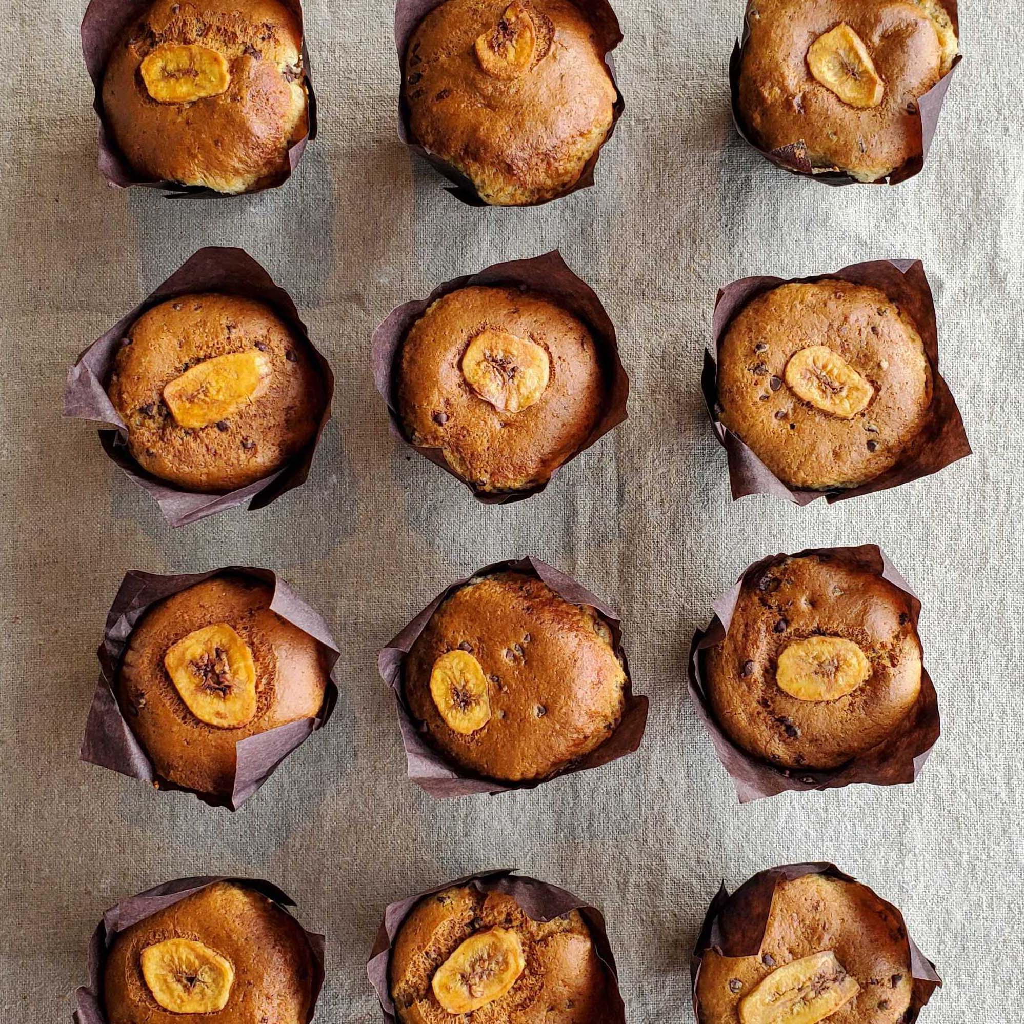 Banana Chocolate Chip Muffins - Christies Bakery