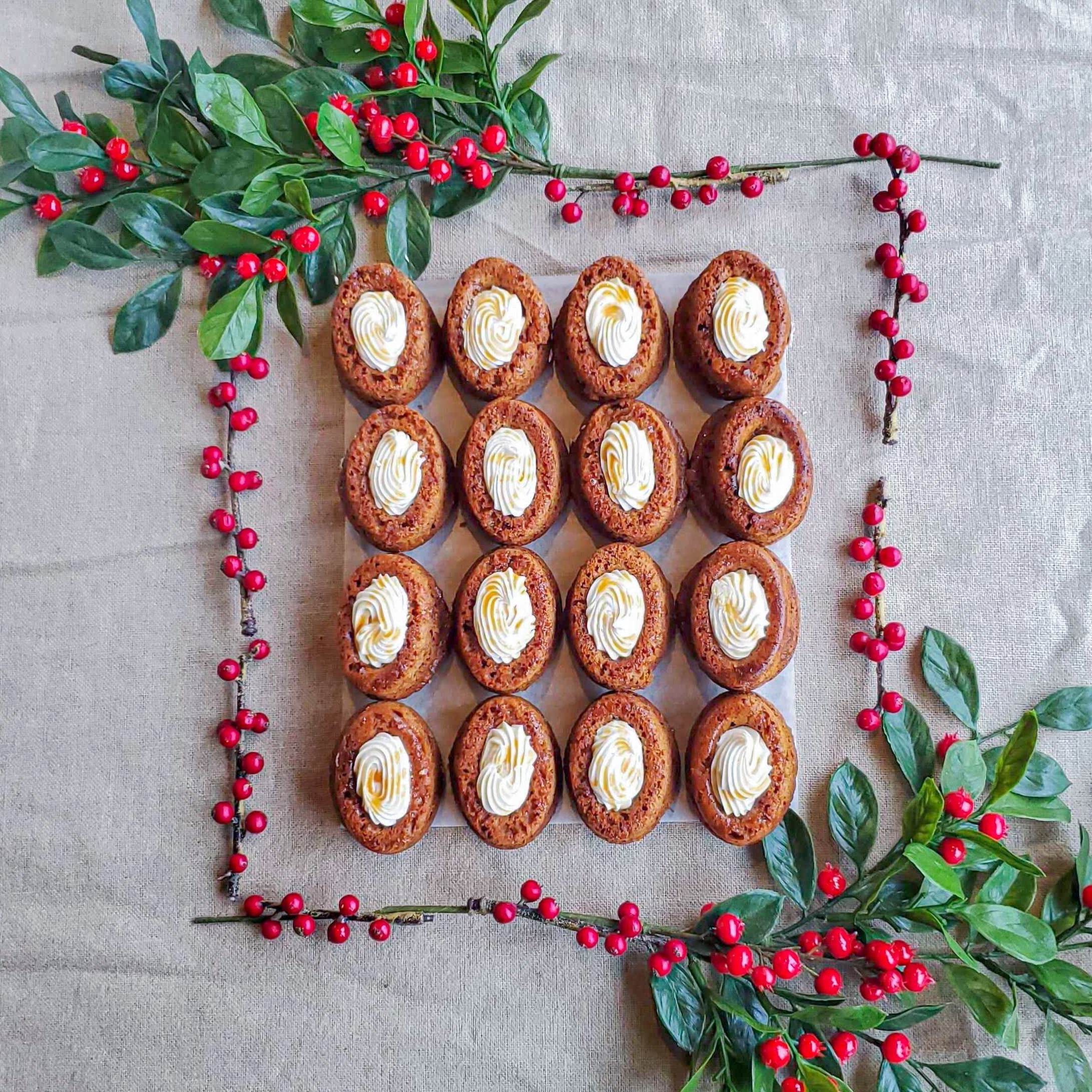 Gingerbread & Caramel Savarin - Christies Bakery